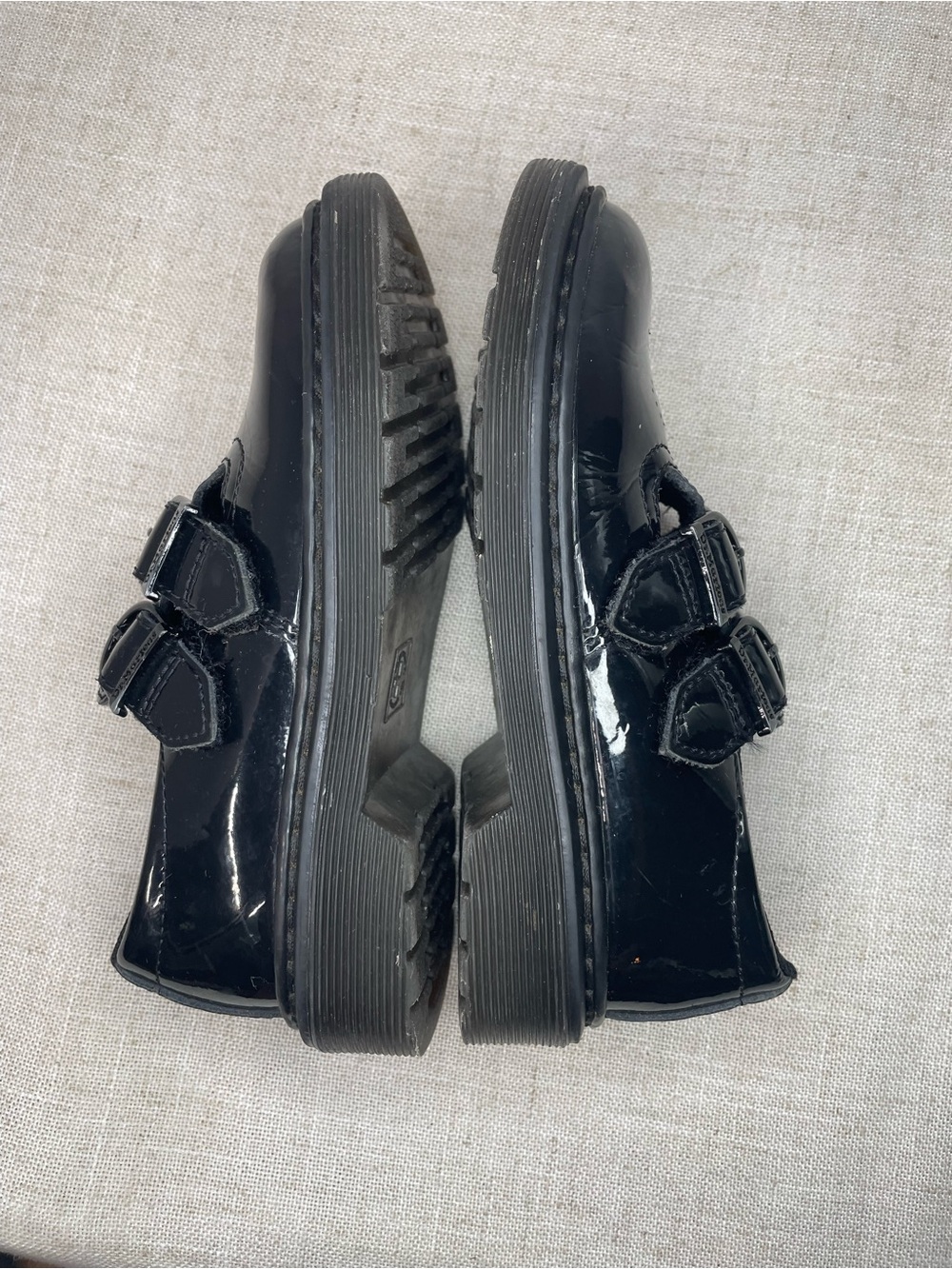 Dr. Martens Little Girl Black Patent Leather Mary Jane’s - Picture 5 of 9
